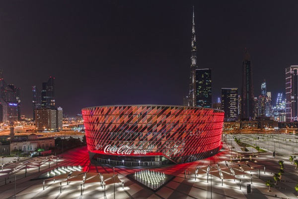 Dubai’s CocaCola Arena becomes a significant venue on the global