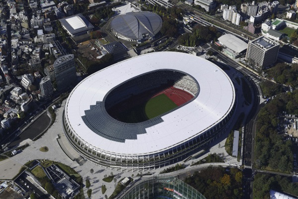 Construction completed at Tokyo’s new Olympic Stadium - Asian Leisure ...