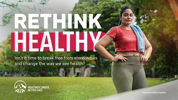 AIA Asian life insurance group launches new brand campaign ‘Rethink Healthy’