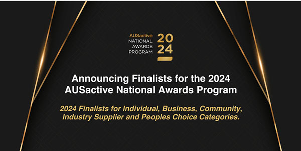 Finalists announced for AUSactive 2024 National Awards