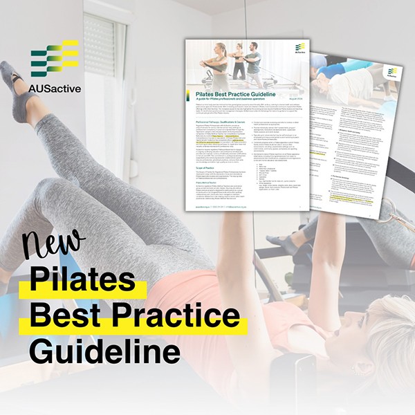 AUSactive launches its inaugural Best Practice Pilates Guideline