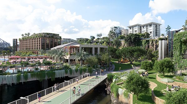 Overwater pool and enhanced parklands among Artemus Group plans for Brisbane riverfront