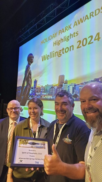 Holiday Parks recognised at New Zealand awards ceremony