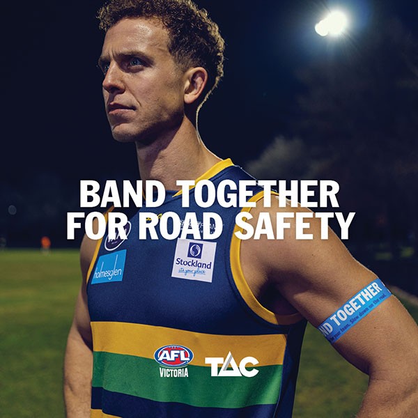 Victorian grassroots sporting clubs ‘Band Together’ for road safety