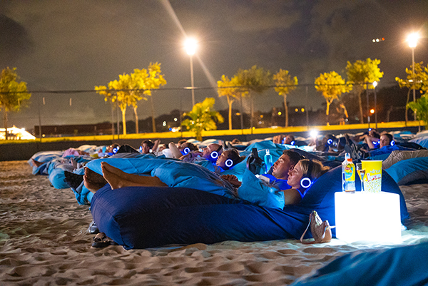 Mov’in Bed outdoor cinema returns to Barangaroo