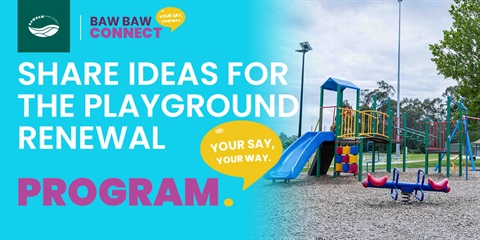 Baw Baw community input sought on renewal of six playgrounds