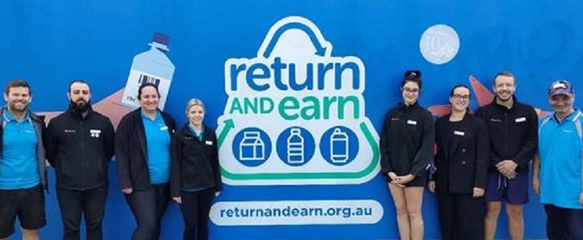 Liverpool City Council’s Whitlam Leisure Centre’s Return and Earn Machine collects 10 million containers