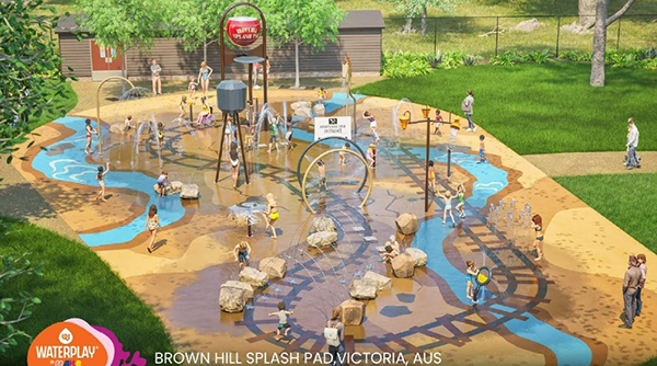 New concept designs released for Ballarat’s Brown Hill Splash Park Precinct