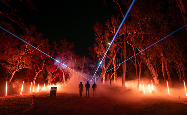 Bullanginya Dreaming light experience recognised by Tourism Australia