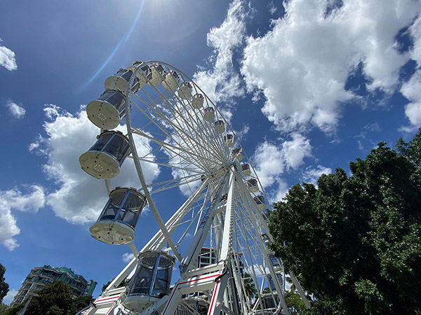 Reef Eye on Cairns Esplanade to be temporarily replaced by Bondi ferris wheel