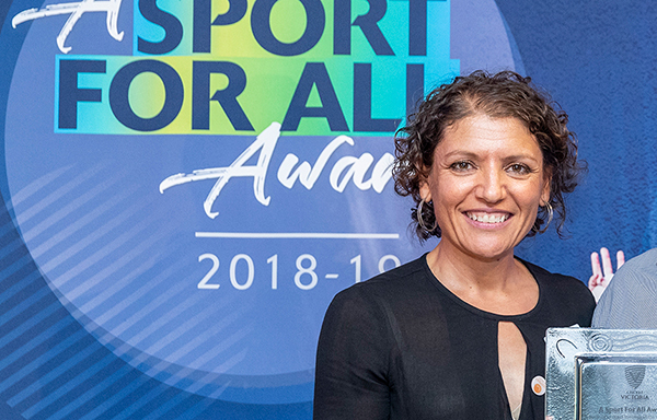 Cricket Victoria awards Claudia Fatone Life Membership