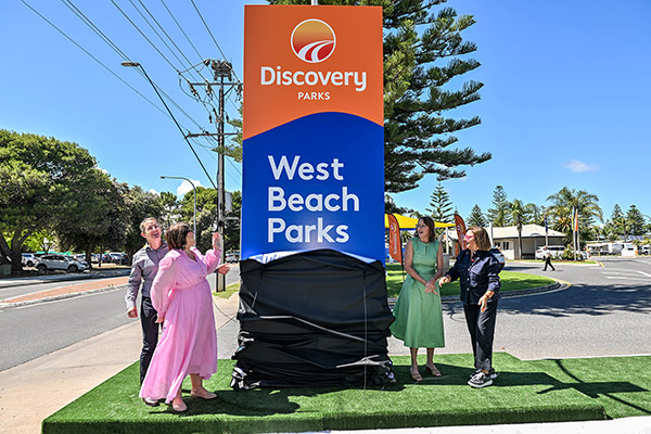 Partnership launched for South Australian tourism operators West Beach Parks and Discovery Parks