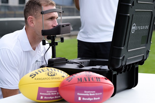 Geelong AFL star Joel Selwood launches Eyeguide’s baseline your brain program