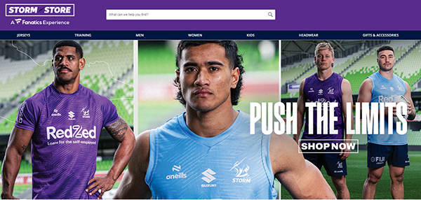 Fanatics signs long-term omnichannel retail partnership with Melbourne Storm