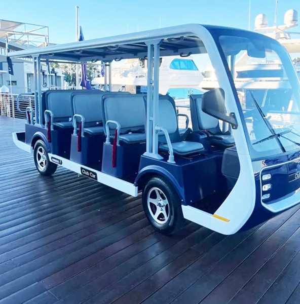 Golf Cars Australia debut their Minibus Electric Sightseeing Car