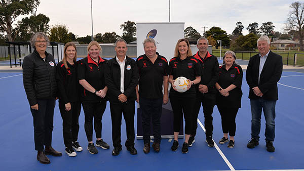 Redeveloped netball facilities open at Maffra Recreation Reserve