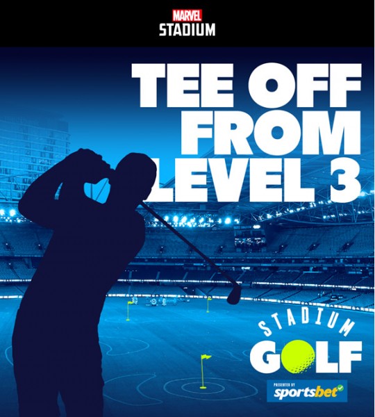 Stadium Golf returns to Marvel Stadium