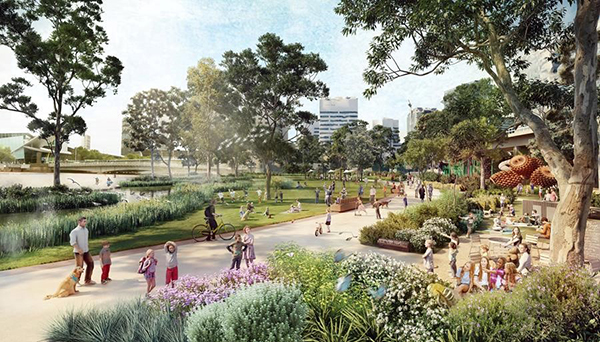 Latest designs revealed for Melbourne’s Greenline Project  