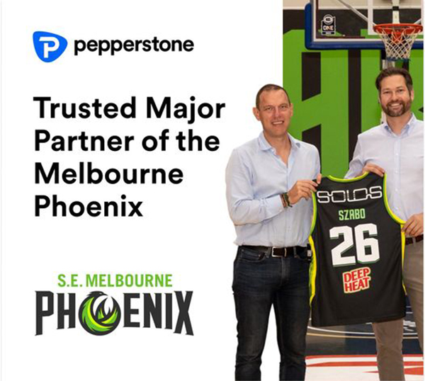 Pepperstone becomes major partner of South-East Melbourne Phoenix basketball team