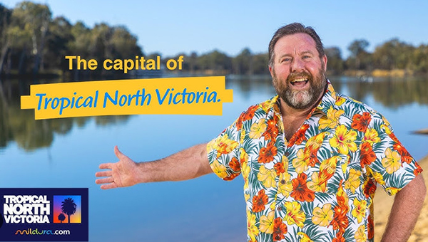 Absence of crocodiles helps Mildura in its rebrand as ‘Tropical North Victoria’