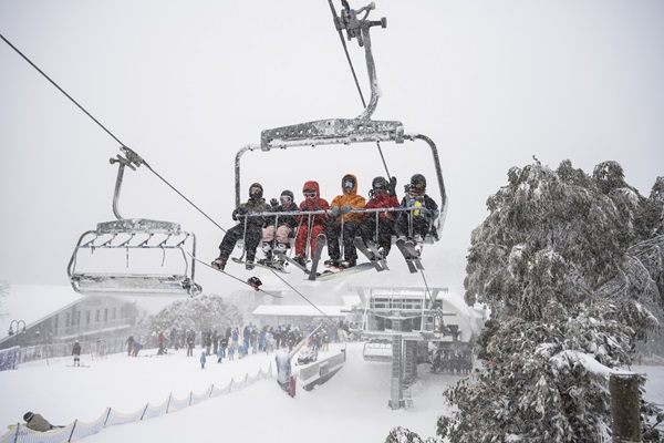 Australian ski resorts welcome biggest winter storm of the season