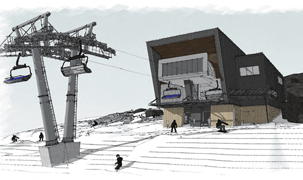 Perisher spotlights progress on installation of six-seater chairlift