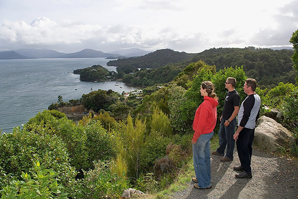 Safety barrier and new viewing platform for Observation Rock