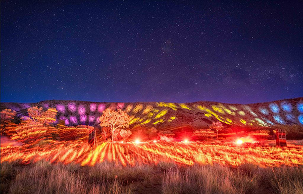 Northern Territory Major Events Company secures international awards for Parrtjima light festival