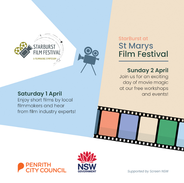 Community invited to be inspired at Penrith’s StarBurst Film Festival