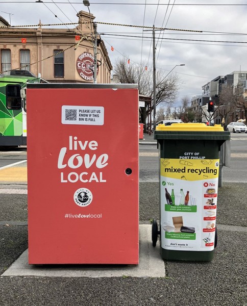 City of Port Phillip trials new recycling bins to protect environment