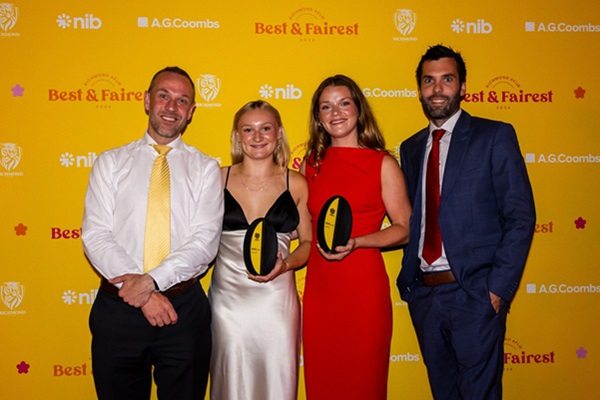 Richmond FC and Swinburne University collaborate for club’s AFLW Best and Fairest Awards