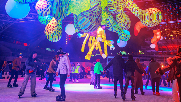 Ice Skating at The Rink among Melbourne RISING festival inclusive offerings  