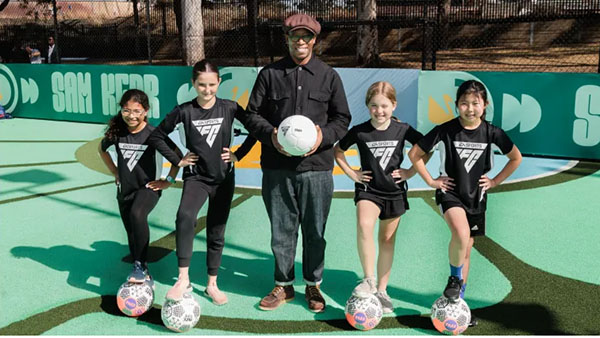 EA Sports unveils new Sam Kerr community football pitch in Auburn