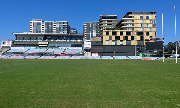 Green by Nature restores turf at Sharks Stadium