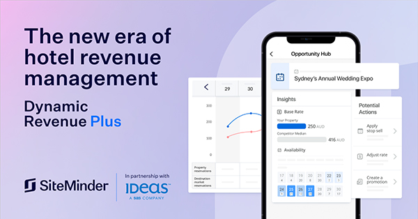 SiteMinder makes dynamic demand-based pricing accessible to all hotels