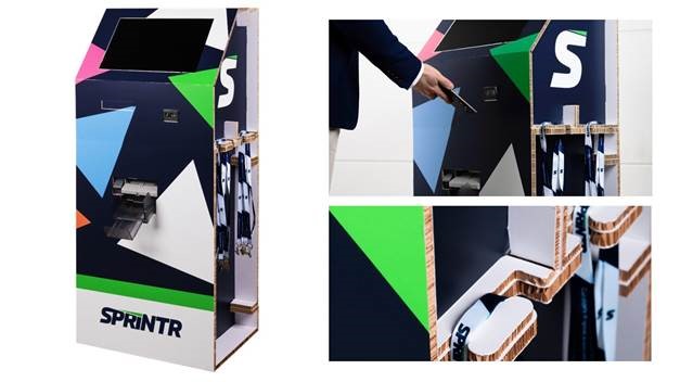 Sprintr launches 100% recyclable kiosk for event delegate registration