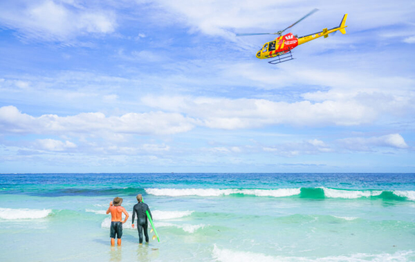 Surf Life Saving WA helicopters return to keep beachgoers safe