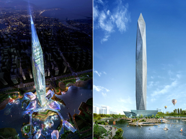 ‘Invisible’ Korean tower to feature waterpark and rollercoaster