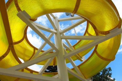 Translucent waterslides unveiled at Tai Po Aquatic Centre