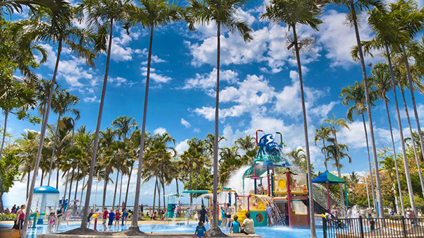 Townsville’s Strand aquatic playspace undergoes significant maintenance