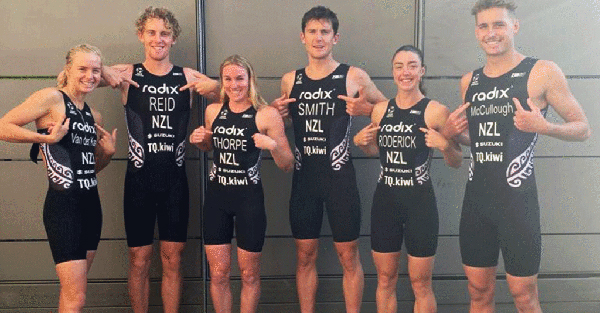 New Zealand triathlon relay squad partners with Radix Nutrition