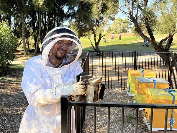 Adelaide’s West Beach Parks Golf Corse announces addition of bee hives to mark World Bee Day