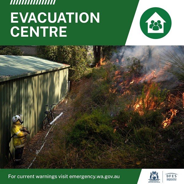 Bushfire evacuation centre opened at Albany Leisure and Aquatic Centre