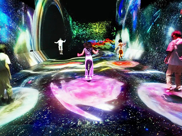 teamLab Borderless merges art with athletics in new Jeddah digital museum